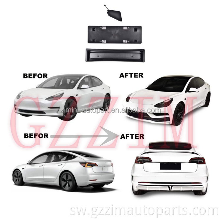 car accessories sports facelift grille bodykit for  tesla 2017-2021